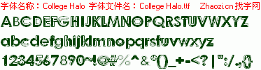 查看字体及作者详细介绍
