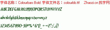 查看字体及作者详细介绍