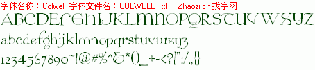 查看字体及作者详细介绍