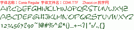 查看字体及作者详细介绍