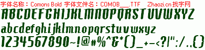 查看字体及作者详细介绍