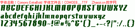 查看字体及作者详细介绍