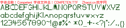 查看字体及作者详细介绍