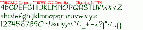 查看字体及作者详细介绍