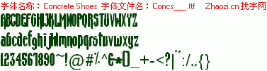 查看字体及作者详细介绍