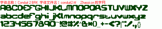 查看字体及作者详细介绍