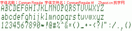 查看字体及作者详细介绍