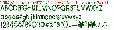查看字体及作者详细介绍