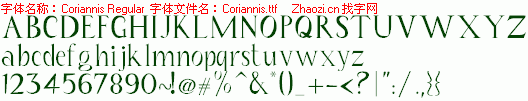 查看字体及作者详细介绍