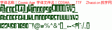 查看字体及作者详细介绍