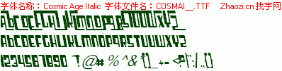 查看字体及作者详细介绍