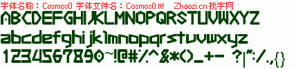查看字体及作者详细介绍