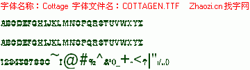 查看字体及作者详细介绍