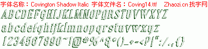 查看字体及作者详细介绍