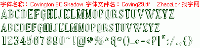 查看字体及作者详细介绍