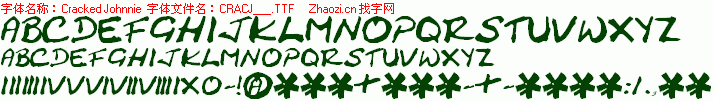 查看字体及作者详细介绍