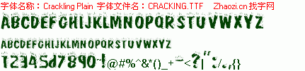 查看字体及作者详细介绍