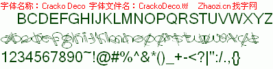 查看字体及作者详细介绍