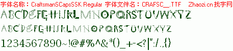 查看字体及作者详细介绍
