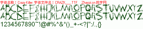 查看字体及作者详细介绍