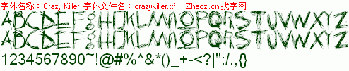查看字体及作者详细介绍