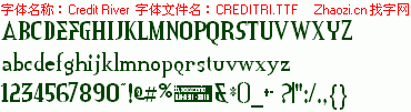 查看字体及作者详细介绍
