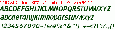 查看字体及作者详细介绍