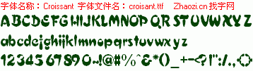 查看字体及作者详细介绍