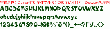 查看字体及作者详细介绍
