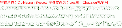 查看字体及作者详细介绍