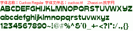 查看字体及作者详细介绍