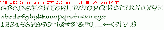 查看字体及作者详细介绍