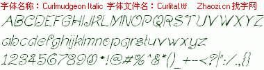 查看字体及作者详细介绍