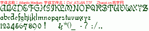 查看字体及作者详细介绍