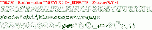 查看字体及作者详细介绍