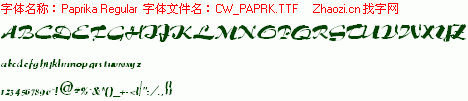 查看字体及作者详细介绍