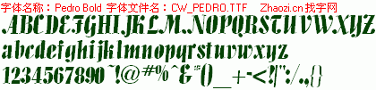 查看字体及作者详细介绍
