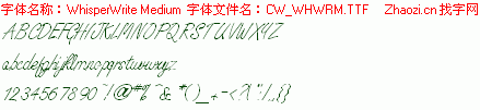 查看字体及作者详细介绍