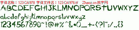 查看字体及作者详细介绍