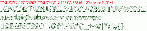 查看字体及作者详细介绍