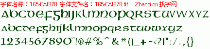 查看字体及作者详细介绍