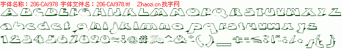 查看字体及作者详细介绍