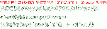 查看字体及作者详细介绍