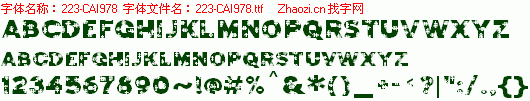 查看字体及作者详细介绍