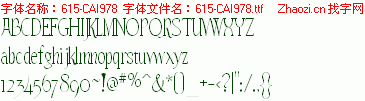 查看字体及作者详细介绍