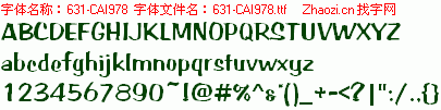 查看字体及作者详细介绍