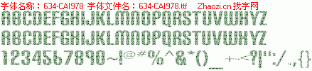 查看字体及作者详细介绍