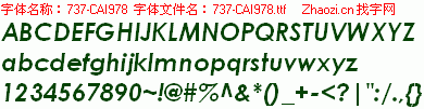 查看字体及作者详细介绍