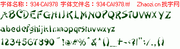 查看字体及作者详细介绍