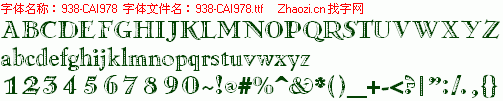 查看字体及作者详细介绍